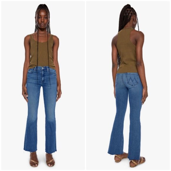 💕MOTHER💕 The Weekender Fray ~ I Wet My Plants 34 NWOT - Picture 2 of 16